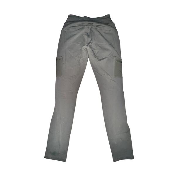 Athleta Headlands Hybrid Cargo Pants Women's Size 2 Olive Green Mid Rise Pockets - Picture 4 of 8